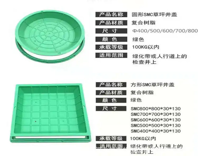 越城树脂复合种植井盖展示
